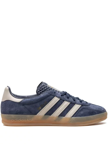 Sneakerși Adidas Gazelle cu șireturi din dantelă albastru