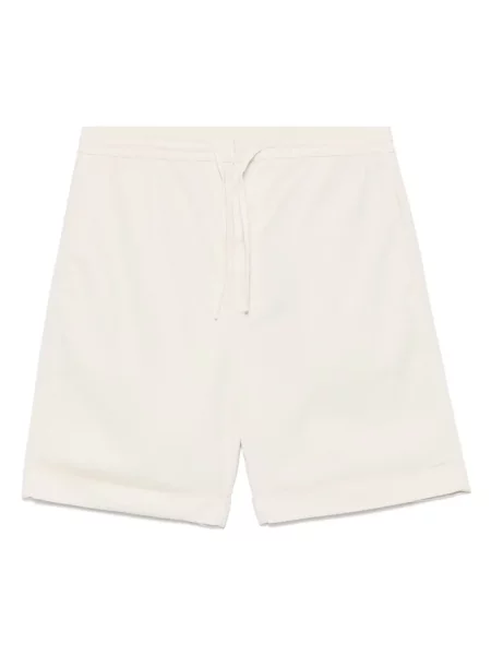 Pantaloni scurți Canali din țesătură twill