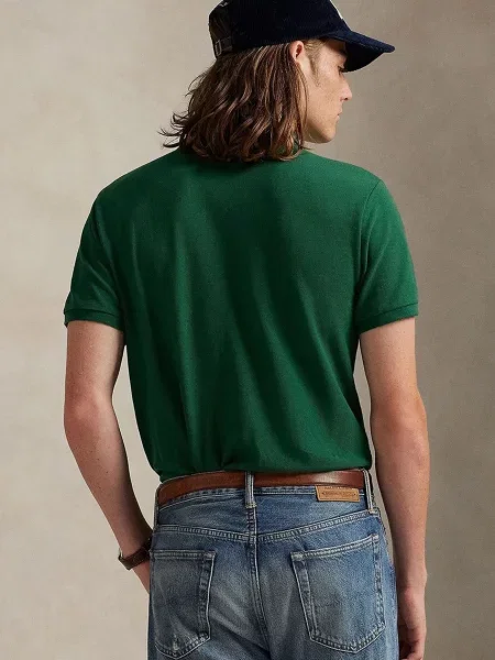 Поло Polo Ralph Lauren однотонне чорний
