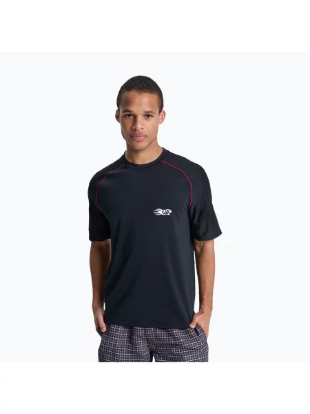 Tricou de înot pentru bărbați Quiksilver Mercury Americana Surf black negru