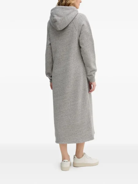 Koszula Polo Ralph Lauren wełniana z kapturem do kolan niebieska