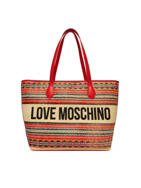 Torbica LOVE MOSCHINO Šarena crvena
