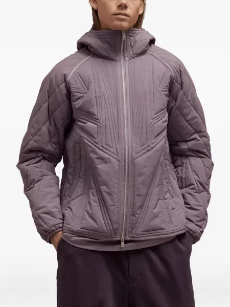 Geacă Y-3 cu glugă violet