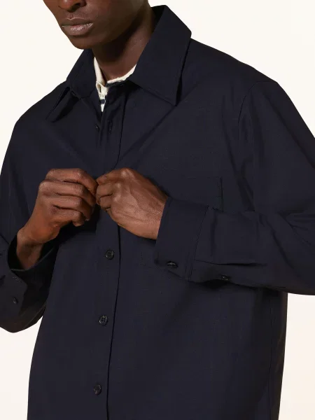 A.P.C. Košile Surchemise Malaury Comfort Fit tmavě modrá