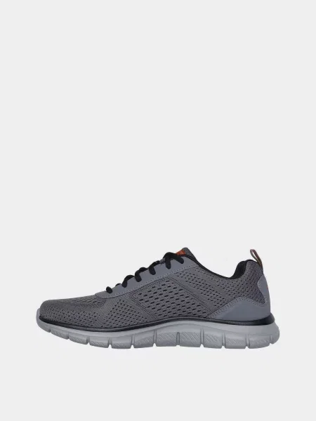 Кожаные кроссовки Skechers серые
