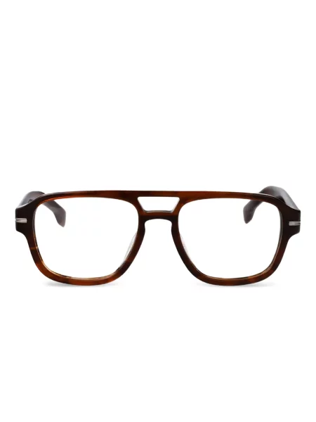 Ochelari de soare aviator Boss maro
