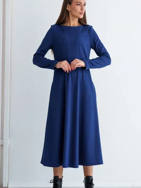 Замшева Сукня міді RiMari синій