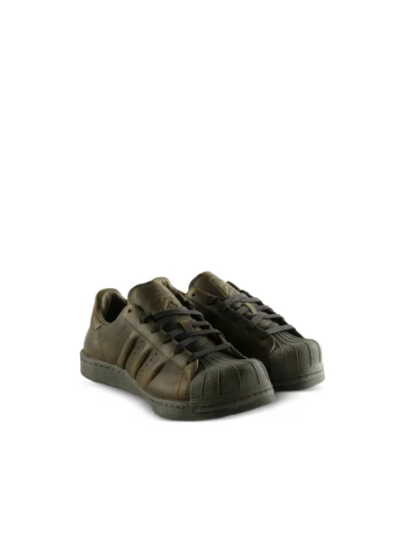 Sneakersy Adidas Superstar skórzane brązowe