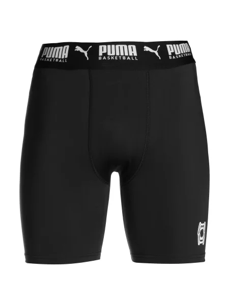 PUMA Športne spodnjice Hoops Team črna bela