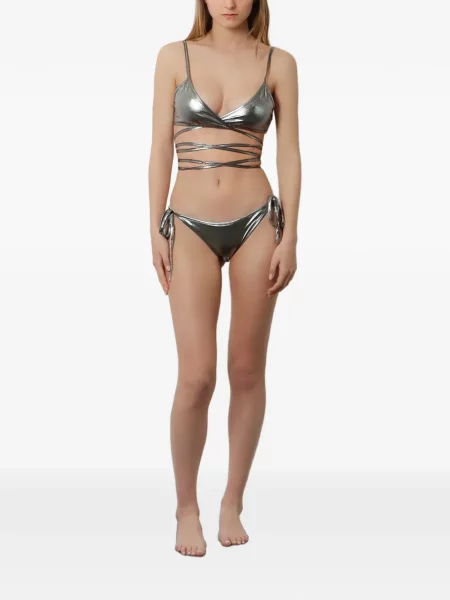 Bikini The Attico plic gri