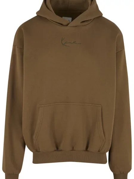 Karl Kani Mikina Signature Essential olivová