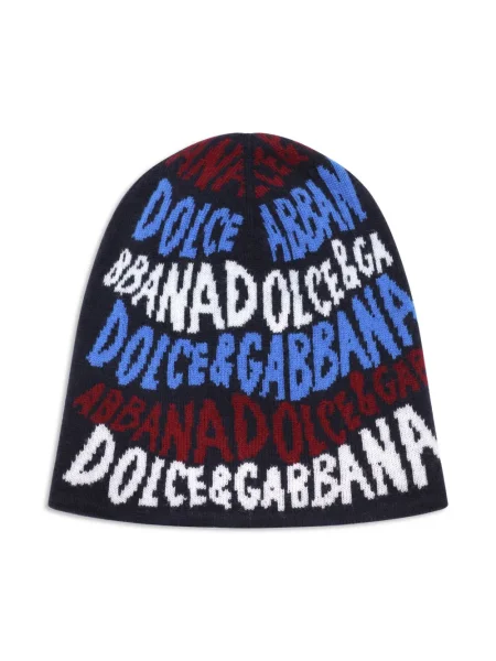 Czapka dziecięca Dolce And Gabbana niebieska