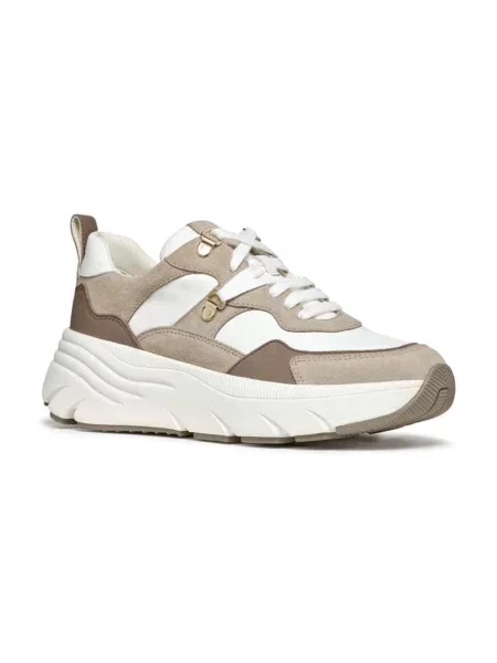 Sneakersy Geox D Diamanta Biela béžová