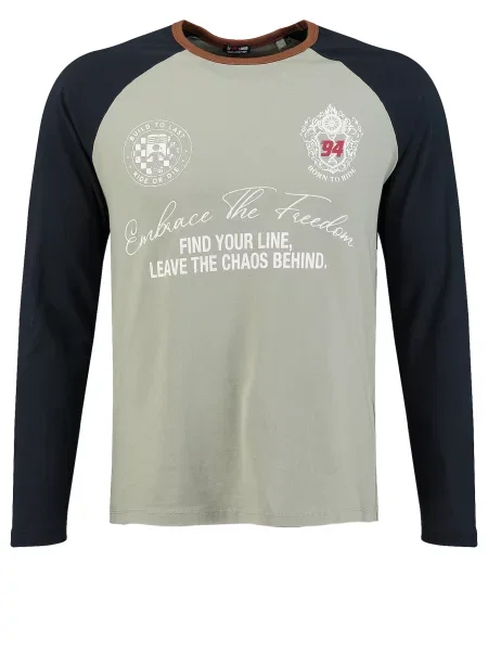 Key Largo Tricou KLMILLENIUM bleumarin / deschis verde