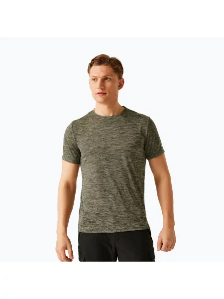 Мъжка тениска за трекинг REGATTA Fingal Edition abbeystone сиво