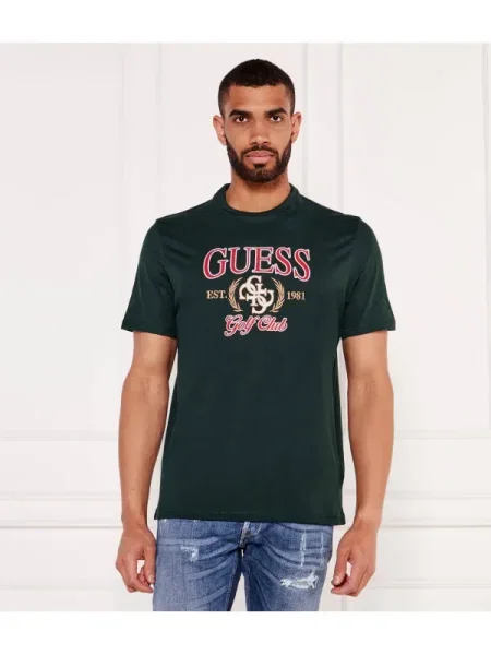 Guess Póló Regular Fit zöld