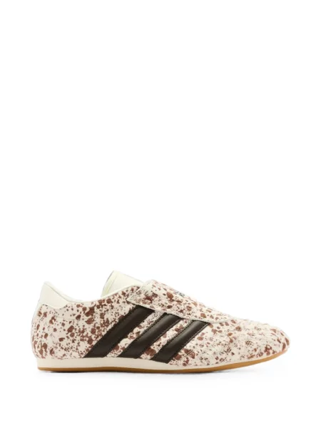 Sneakerși Adidas cu imagine din satin negru