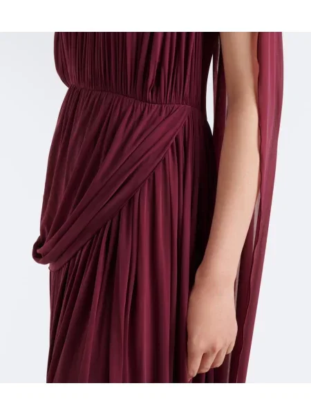Rochie maxi Fforme din jerseu drapată