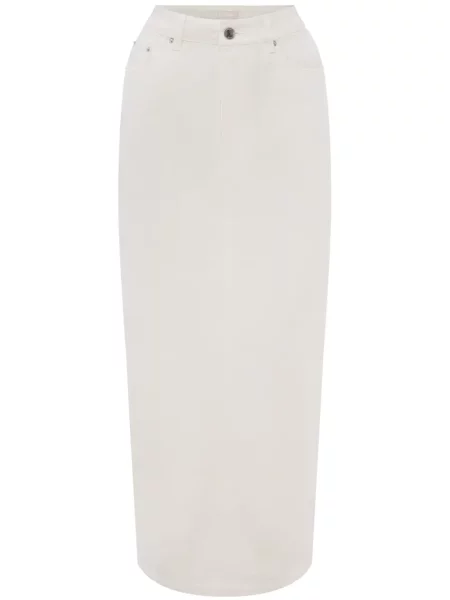 Spódnica jeansowa Posse biała