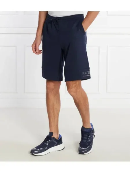 Emporio Armani Pantaloni scurți sport PJMBZ Bleumarin