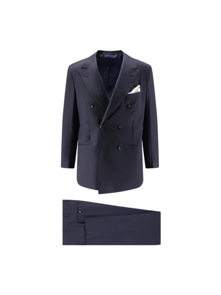 Garnitur Kiton niebieski