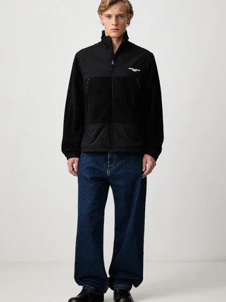 Carhartt WIP Edmore Jacket jachetă din polar pentru bărbați negru