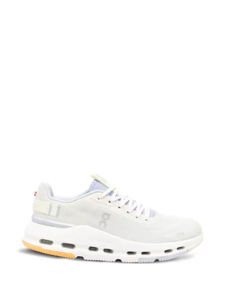 Sneakerși On cu șireturi din dantelă cu autograf verde
