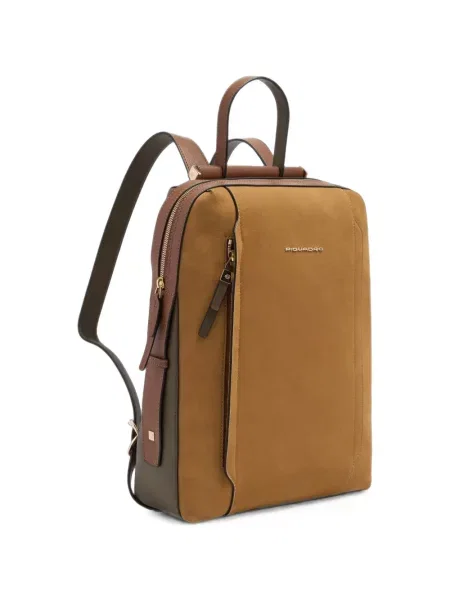 Rucsac Piquadro din piele maro