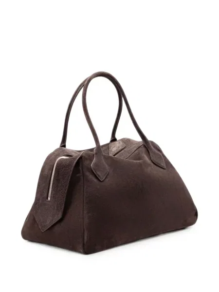 Τσάντα shopper Minobossi σουέτ καφέ