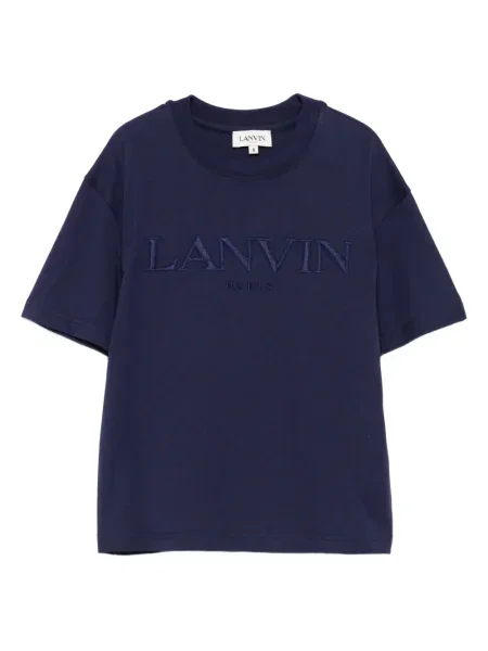 Koszulka dziecięca Lanvin Enfant niebieska