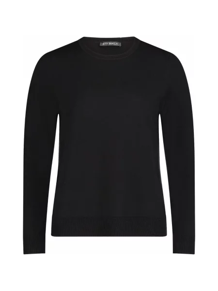 Dzianinowy sweter Betty Barclay klasyczny czarny
