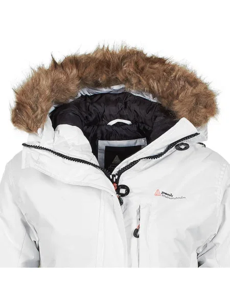 Geacă parka Peak Mountain alb