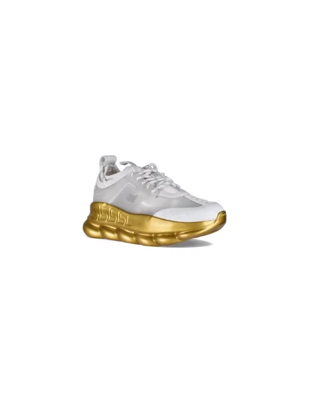 Sneakersy Versace skórzane białe