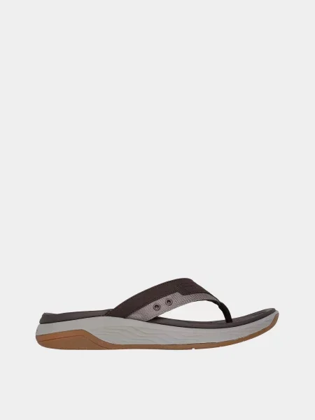 В'єтнамки Skechers Relaxed Fit: Silva Falco текстиль/штучна шкіра коричневий