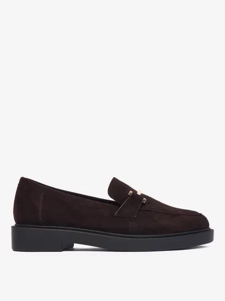 Loafersy brązowe