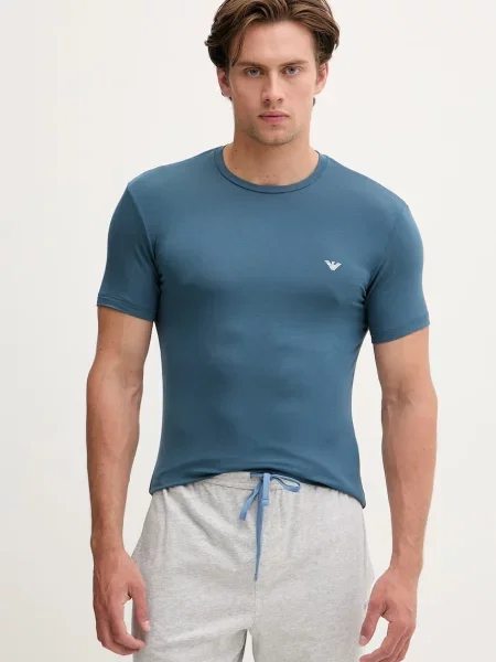Emporio Armani Underwear tricou basic pentru bărbați cu vâscoză pachet de 2