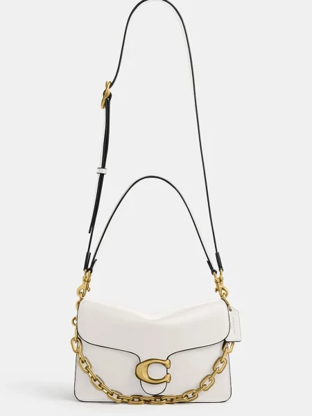 Coach geantă crossbody pentru femei din piele TABBY bej