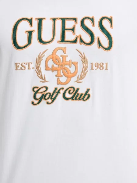 Футболка Guess с аппликацией белая
