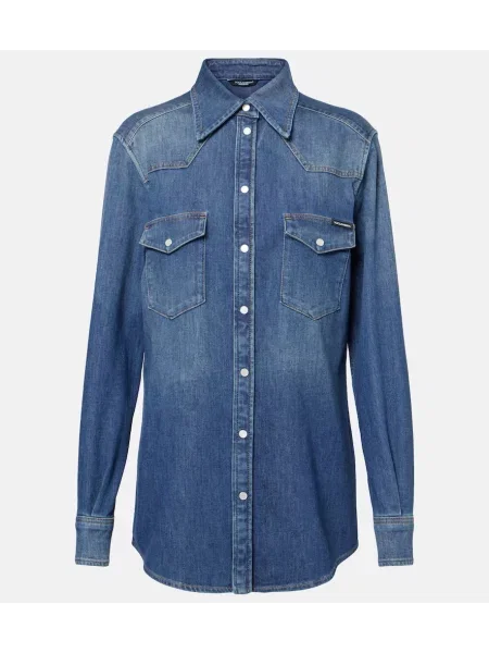 Риза Dolce&gabbana синьо