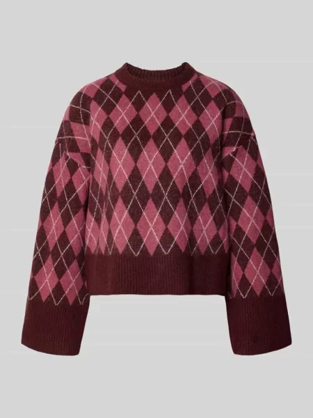 Sweter w kroju relaxed fit z dodatkiem wełny Neo Noir