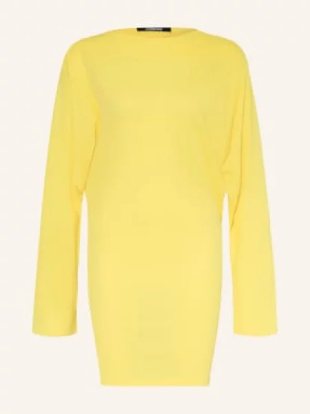 Jacquemus Sukienka Koktajlowa La Robe Mistral gelb żółta