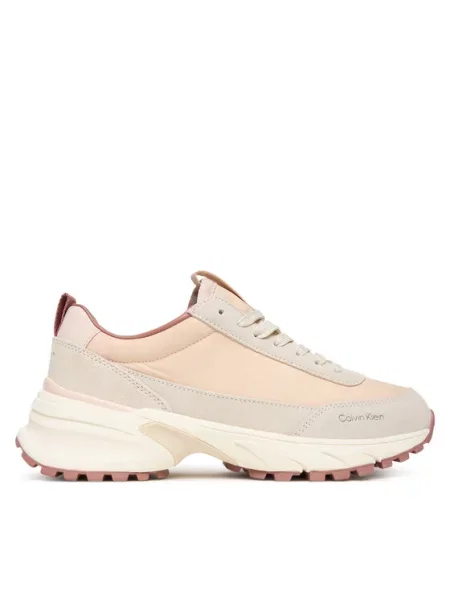 Dámske topánky Calvin Klein Hike Runner Mg Mix whisper pink/dark ecru/dusty rose ružová