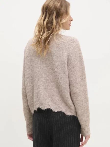 Answear.LAB sweter z wełną beżowy