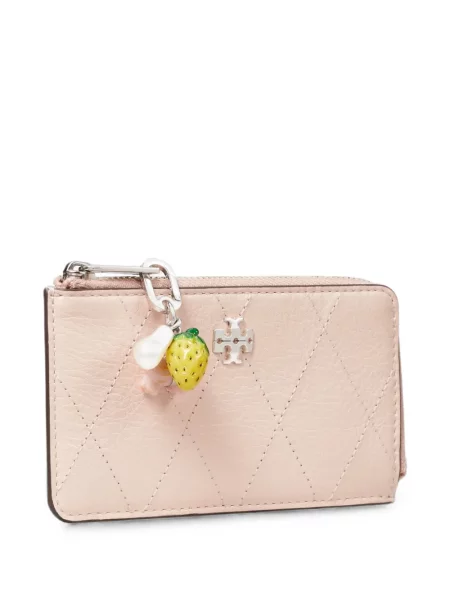 Matlasat portofel Tory Burch roz