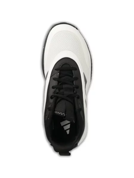 Τρέξιμο παντελόνι Adidas από διχτυωτό slip-on μαύρο