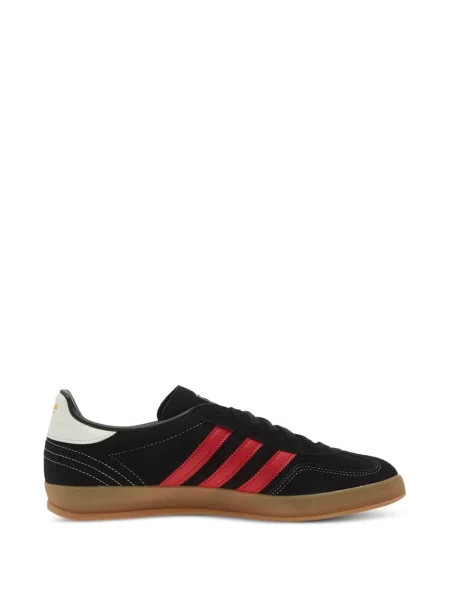 Tricou Adidas cu dungi cu imagine alergare gri