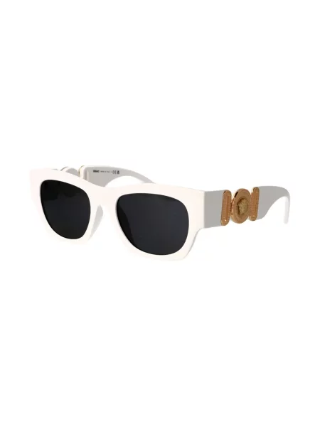 Saulės akiniai Versace Eyewear balta