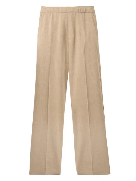 Abercrombie & Fitch Pantaloni cu dungă mokka maro