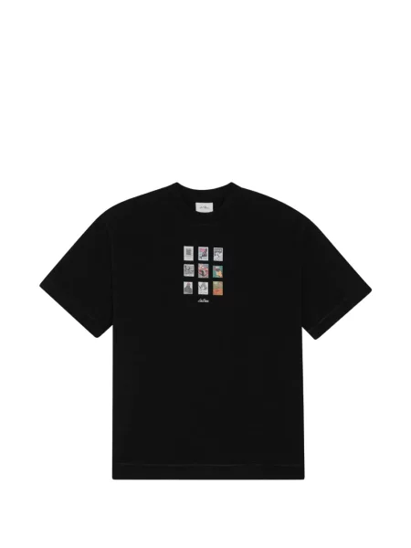 Tricou Les Deux cu imagine negru