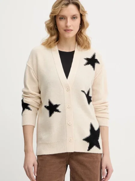 ZADIG&VOLTAIRE cardigan din cașmir bej